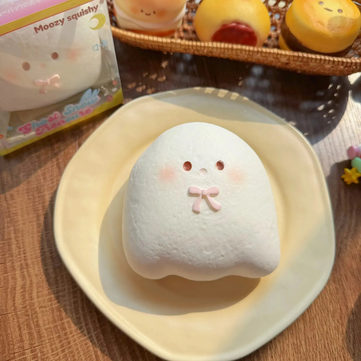 Moozy Snow Ghost Squishy