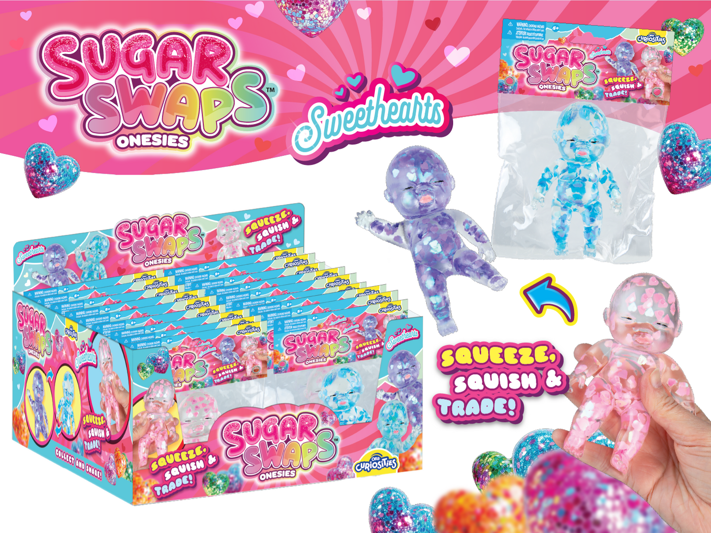 (Pre-order) Sugar Swaps Onesies Babies Sweethearts (Available in October)