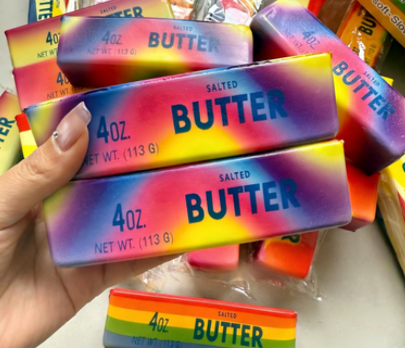 Colorful Super Soft PU Butter Stick Squeeze Toy