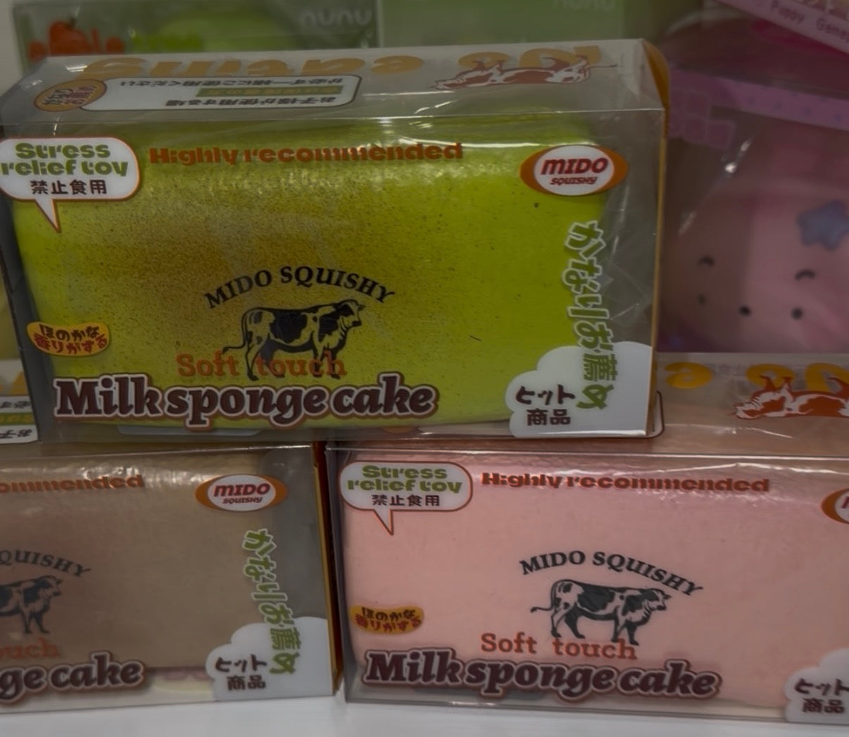 Mido Milk Sponge Cake Squishy