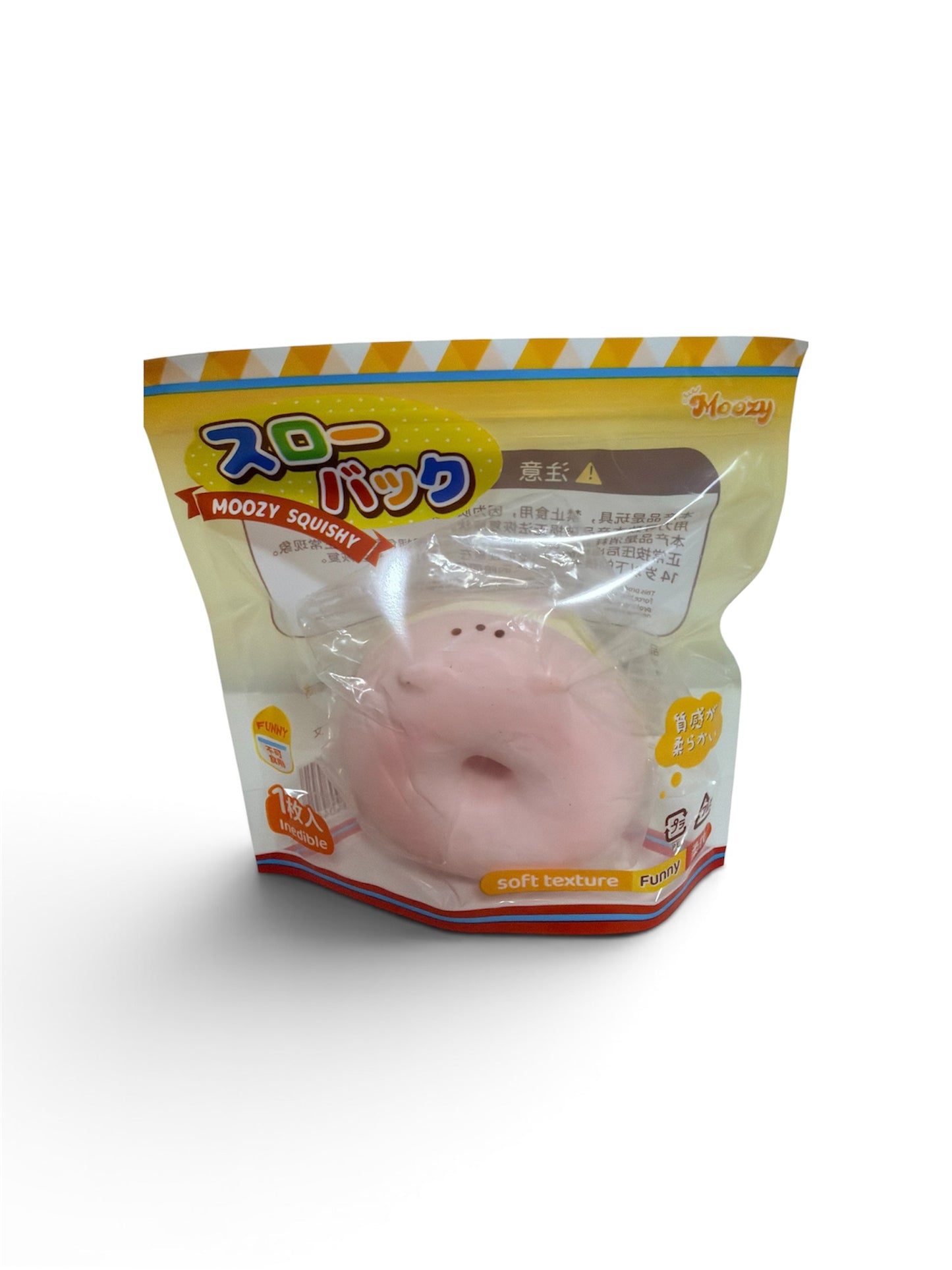 Moozy Bagel Bear Pink