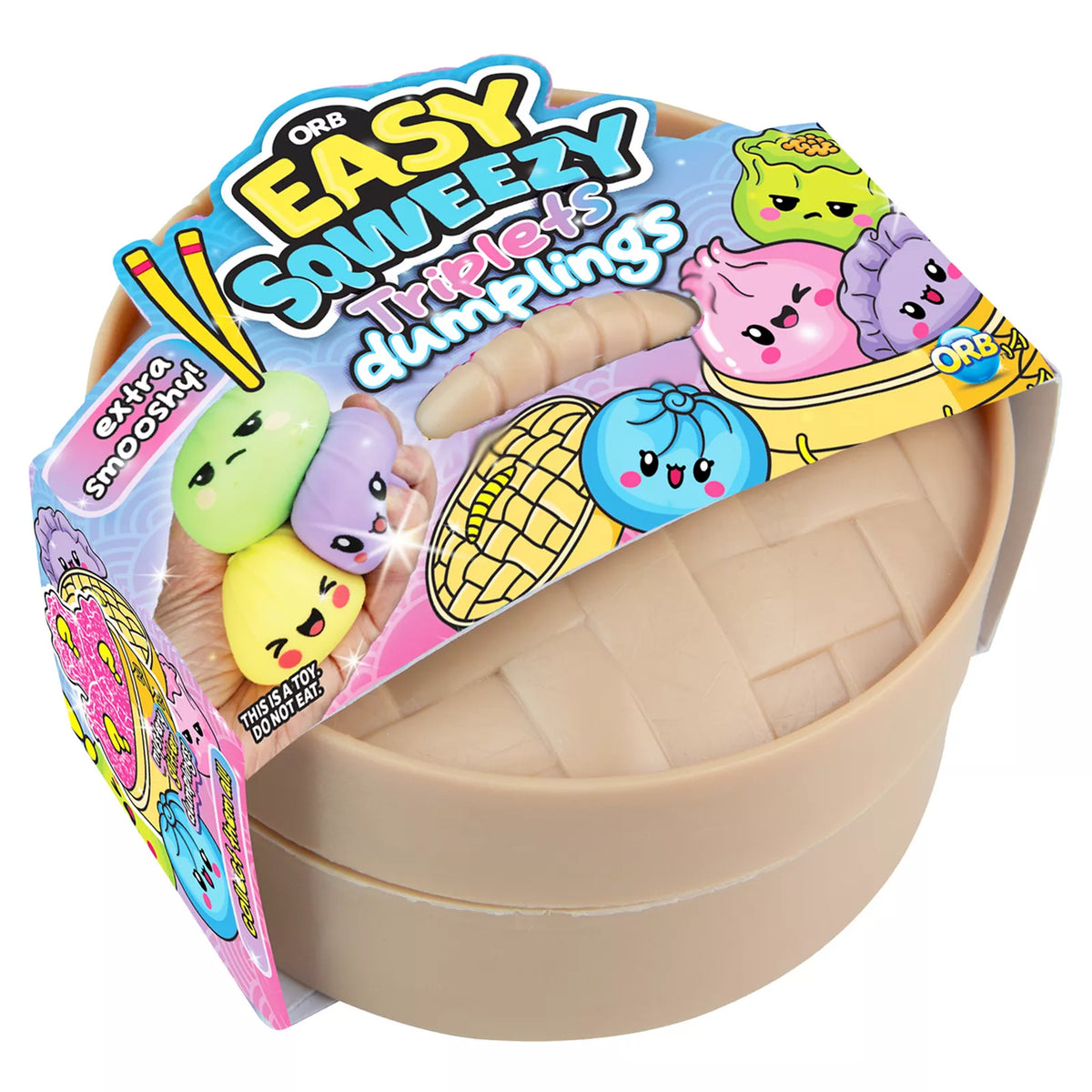 ORB™ Easy Sqweezy Triplet Dumplings 3-Piece in a dumpling