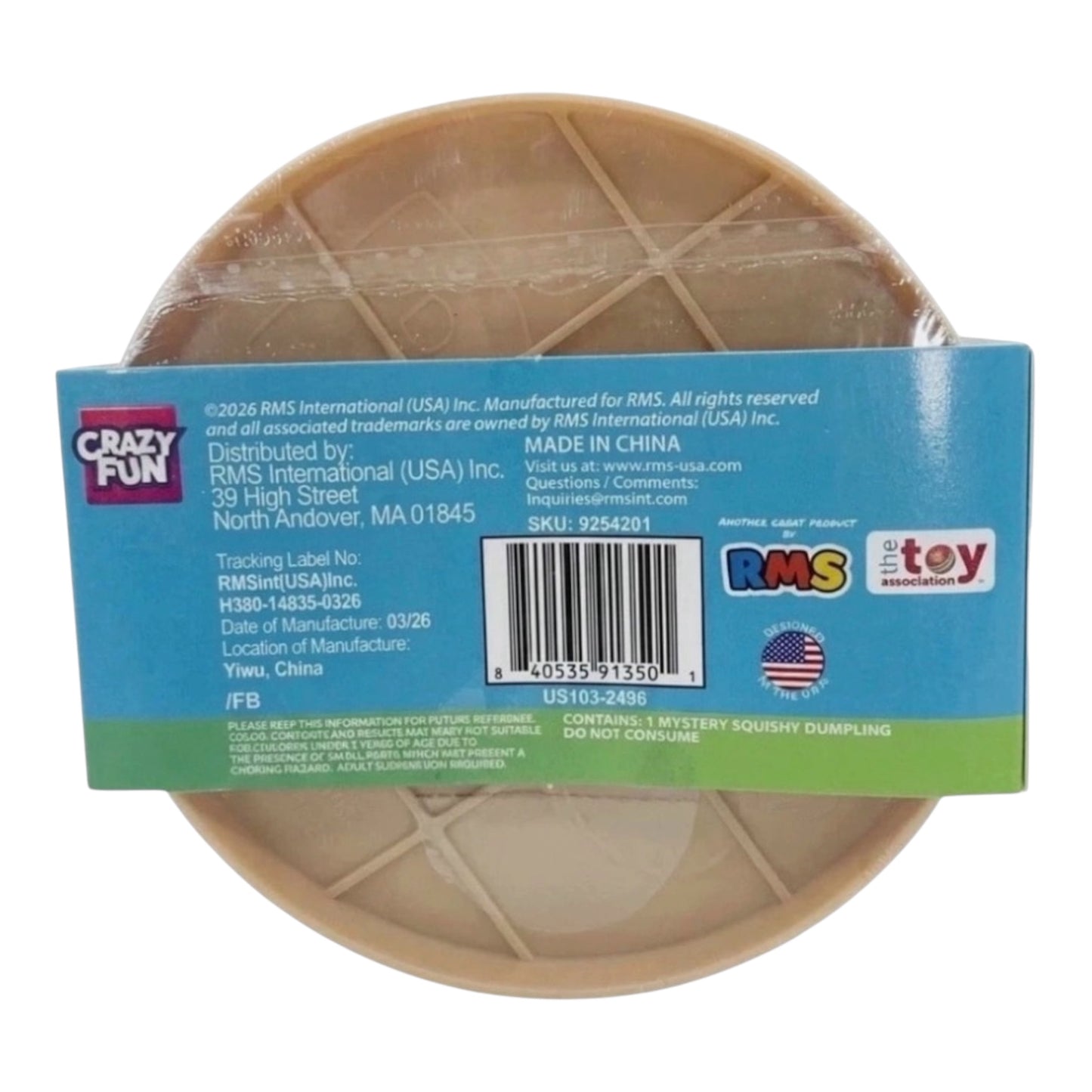 RMS Crazy Fun® Green Holographic
Squishy Dumpling (Styles May Vary)