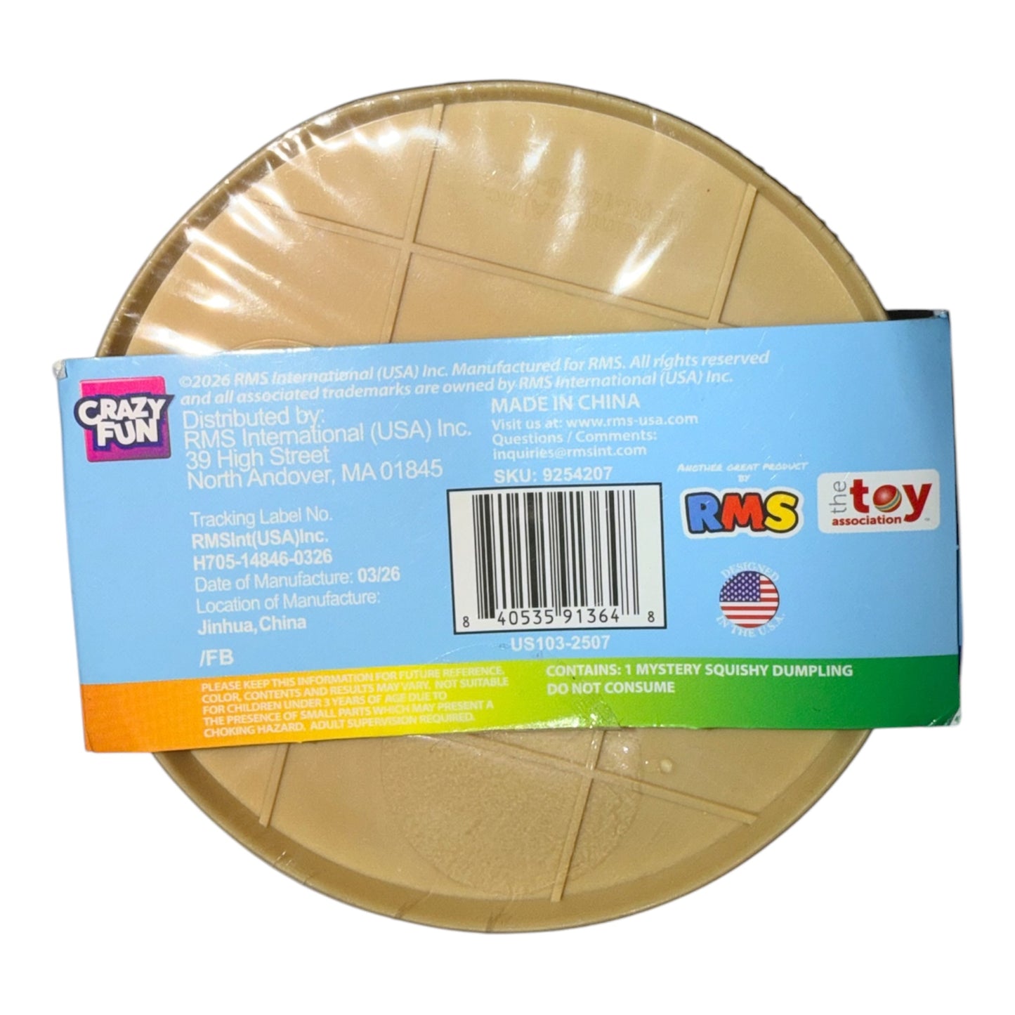 RMS Crazy Fun® Mystery Glitter Edition
Squishy Dumpling (Styles May Vary)