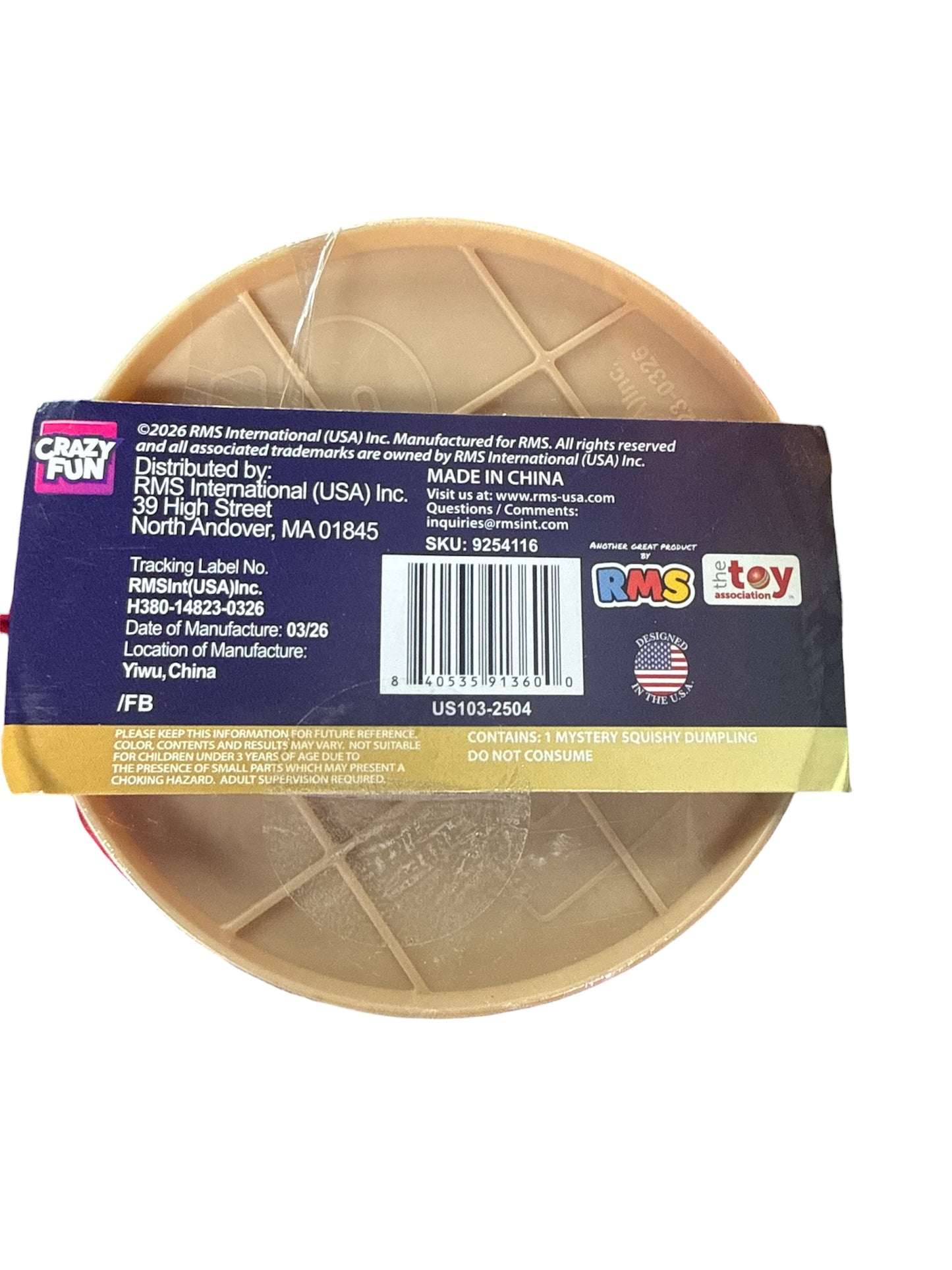 RMS Crazy Fun® Mystery Starlight Edition
Squishy Dumpling (Styles May Vary)