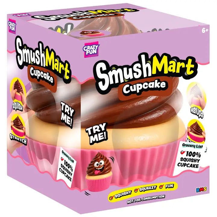 (Pre-Order) Rms® Smushmart™ Giant Vanilla Cupcake Squishy 1pc (Available in December)