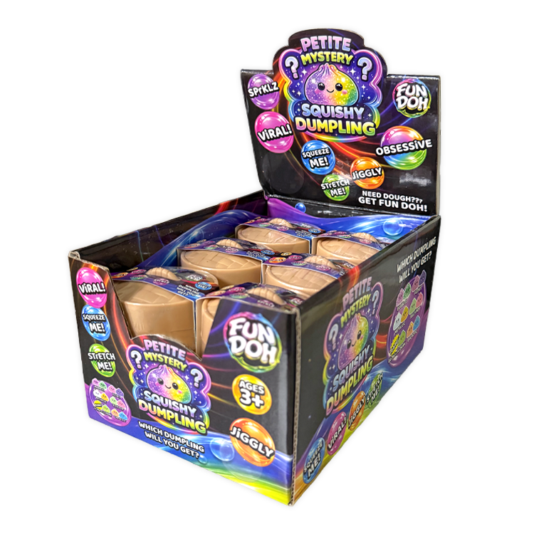 Fun Doh Squishy Mystery Mini Petite 2.5" Dumpling Toy (1 dumpling)
