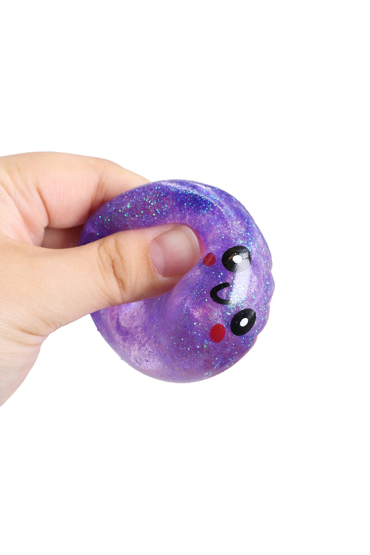 Mini Dumpling Glitter Maltose Putty Filled Squishy - (1)