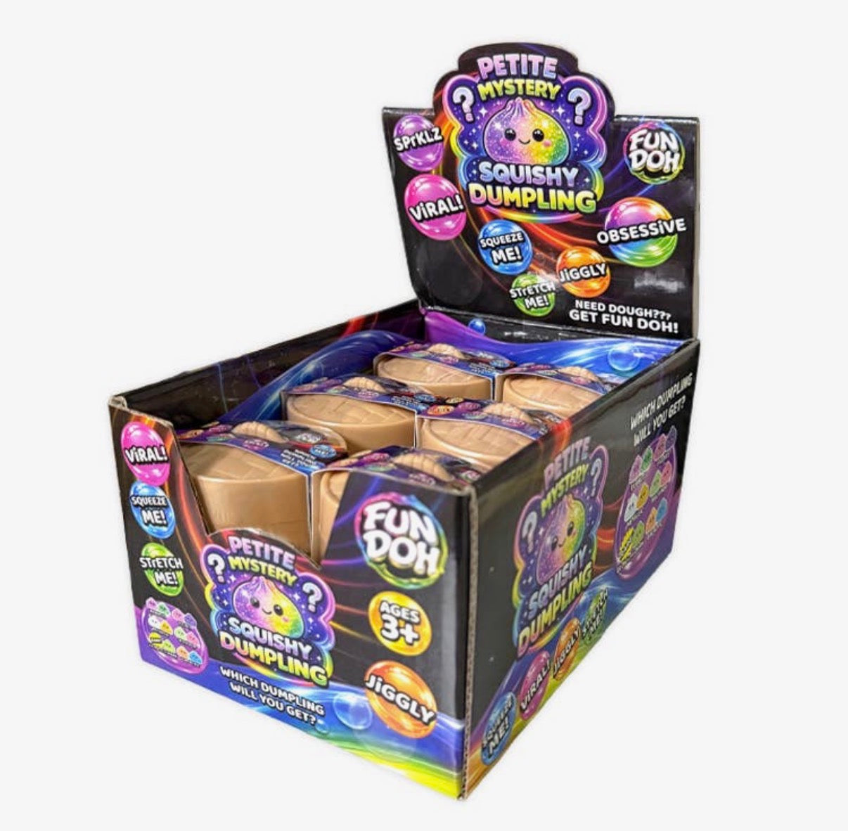 Fun Doh Squishy Mystery Mini Petite 2.5" Dumpling Toy