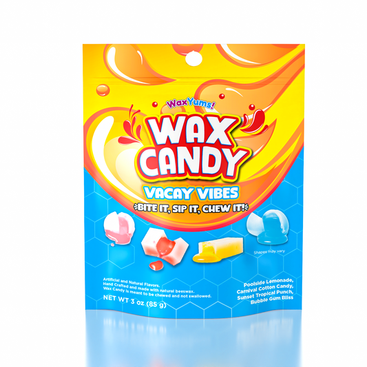WaxYums! Vacay Vibes Chewy Gushing Wax Candy Bag (3 oz)