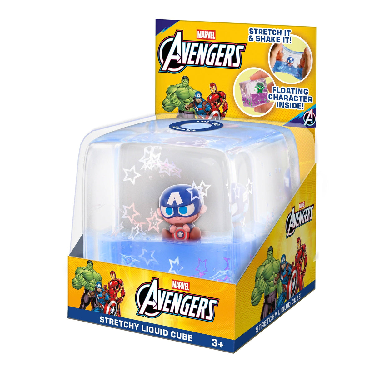(Preorder) Marvel® Avengers Stretchy Liquid Cube Fidget Toy (Available in December)