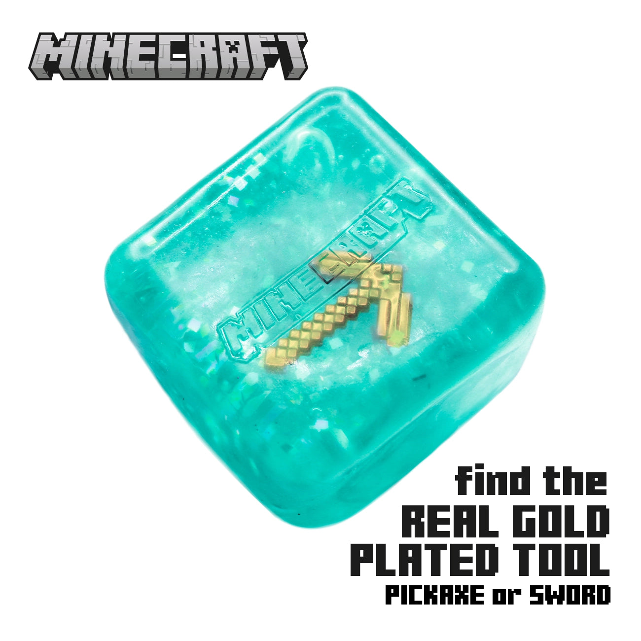 (Pre-Order) Minecraft Jelly Cube Squishy Toy Cube (1) (Available in August)