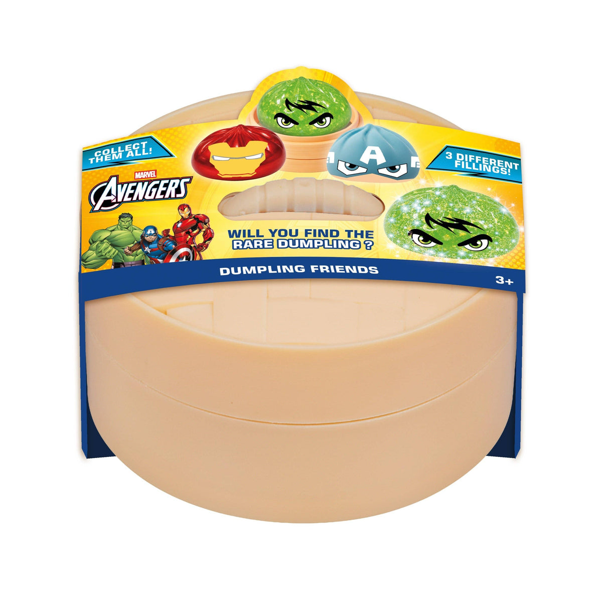 (Preorder) Marvel® Avengers® Dumpling Friends Squishy Fidget Toy (Available in December)