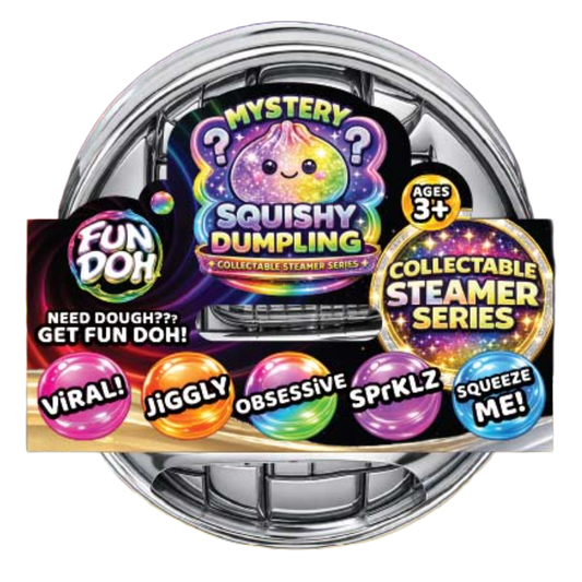 Fun Doh Mystery Dumpling Squishies - Steamer Series