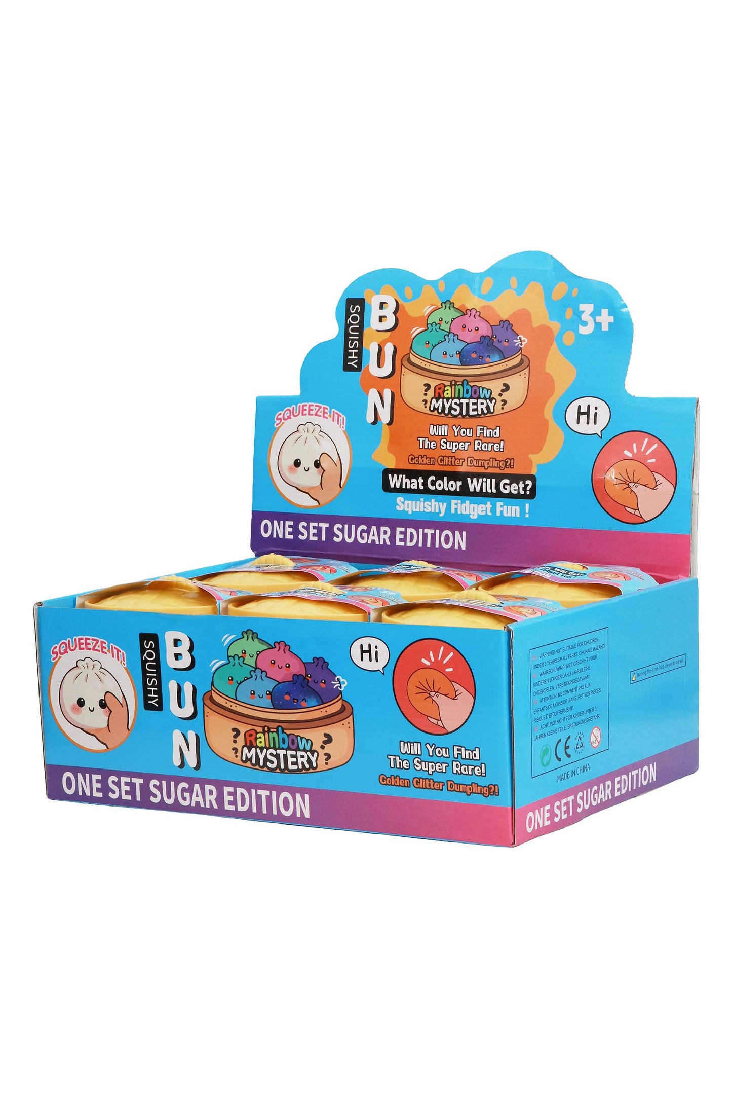 Ombre Solid Variety Bao Bun Dumpling Foam Squishy