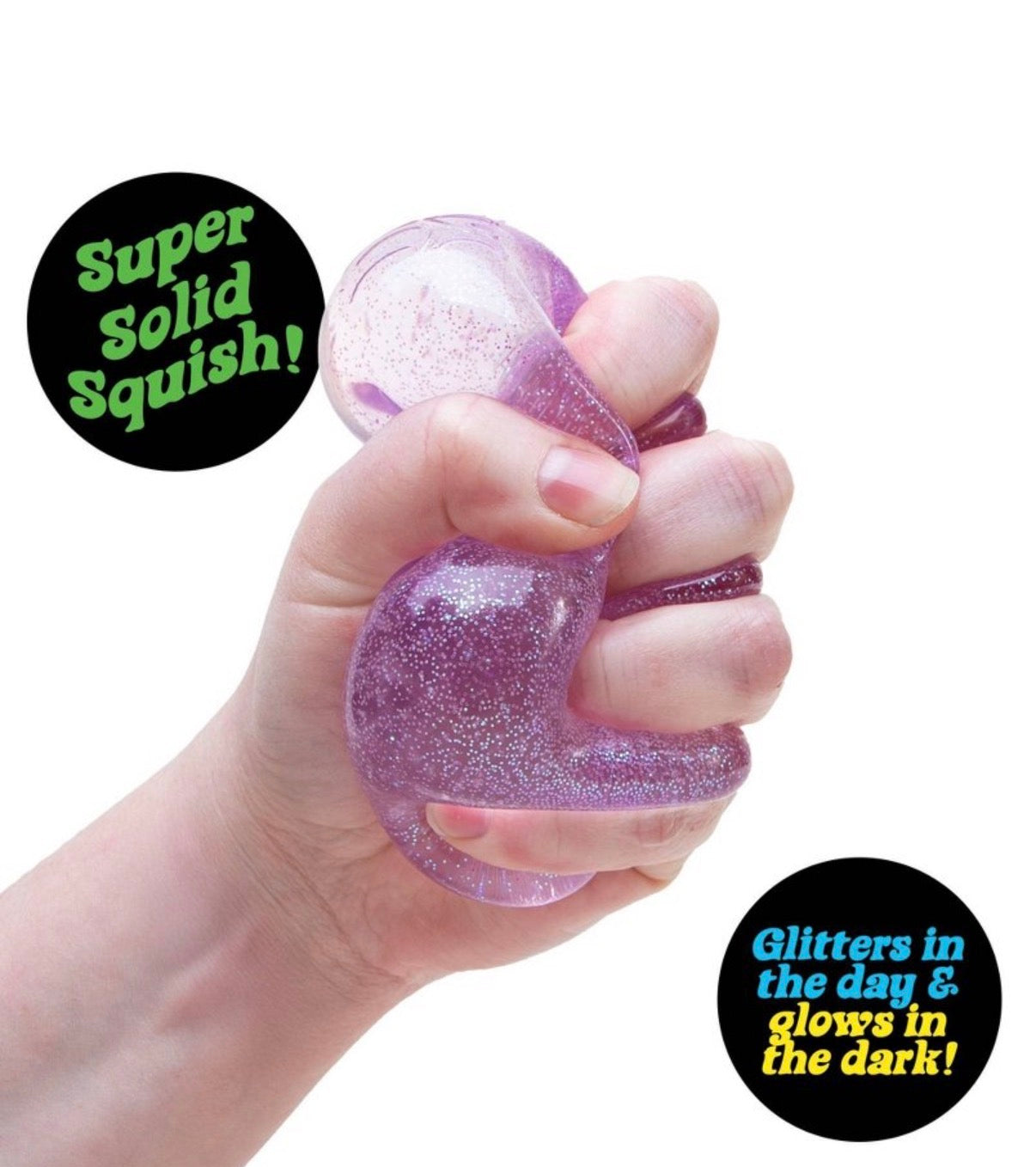 NeeDoh Nice Cube Glitter & Glow