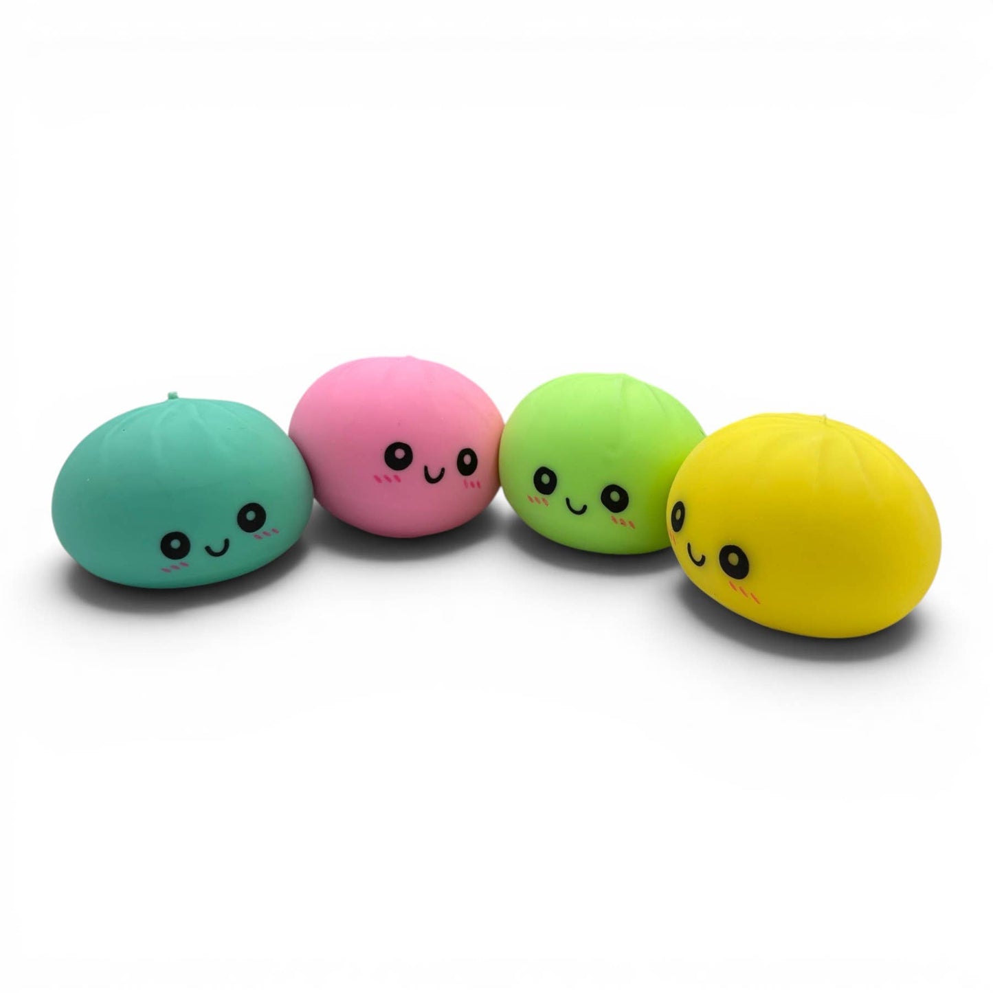 Rainbow Mystery Neon Bun Squishy Toy