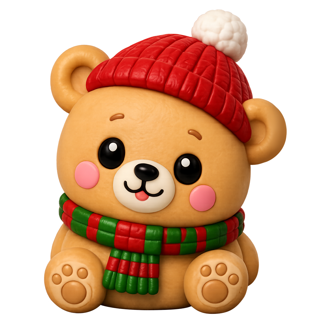 (Preorder) Fun Doh JUMBO Christmas Squishy Toy (Available in November)