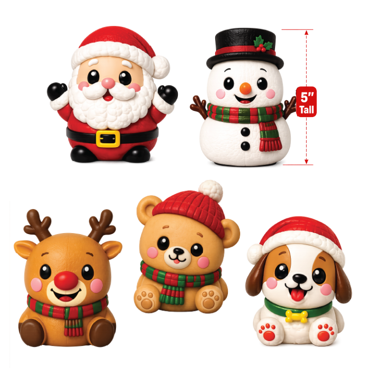 (Preorder) Fun Doh JUMBO Christmas Squishy Toy (Available in November)