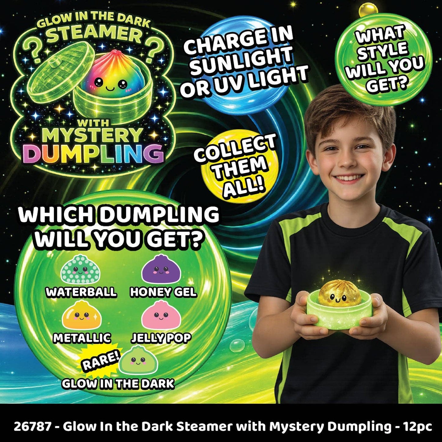 Fun Doh Glow-in-the-Dark Mystery Dumpling Squishy