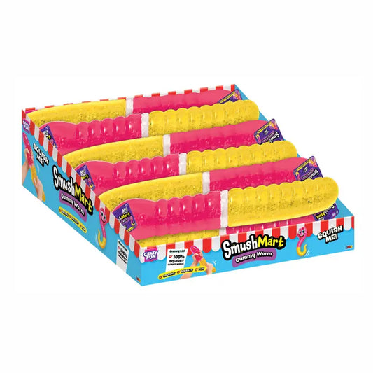 (Pre-Order) Rms® Smushmart™ Giant 15" Gummy Worm Squishy 1pc (Available in November)