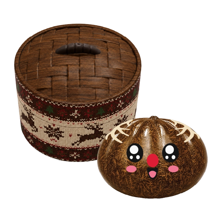 (Preorder) Fun Doh Christmas Dumpling Squishy Toy (Available in November)