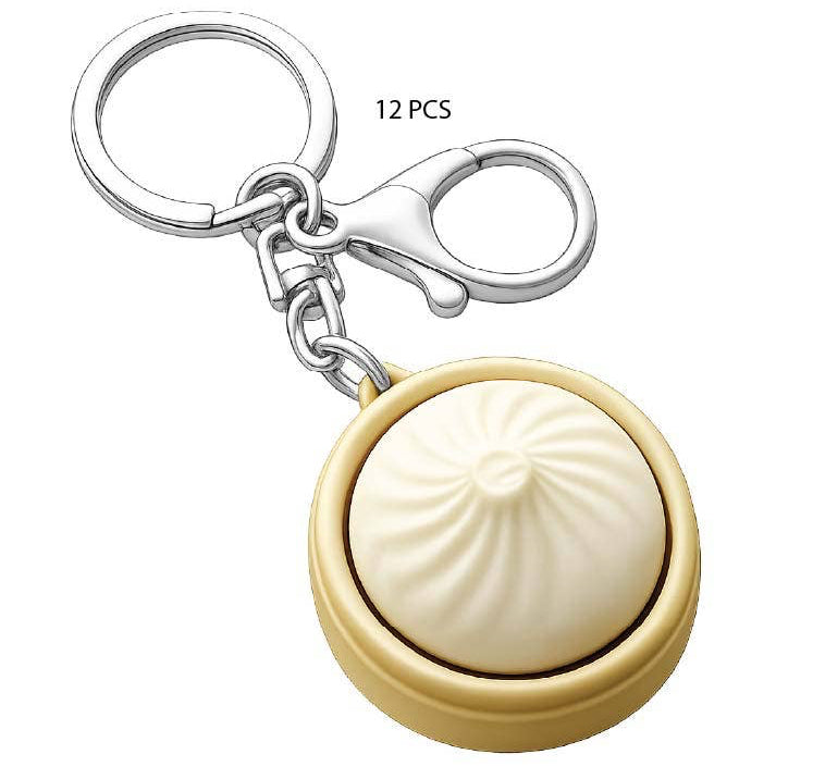 Fun Doh Dumpling Light-Up Click Fidget Keychain