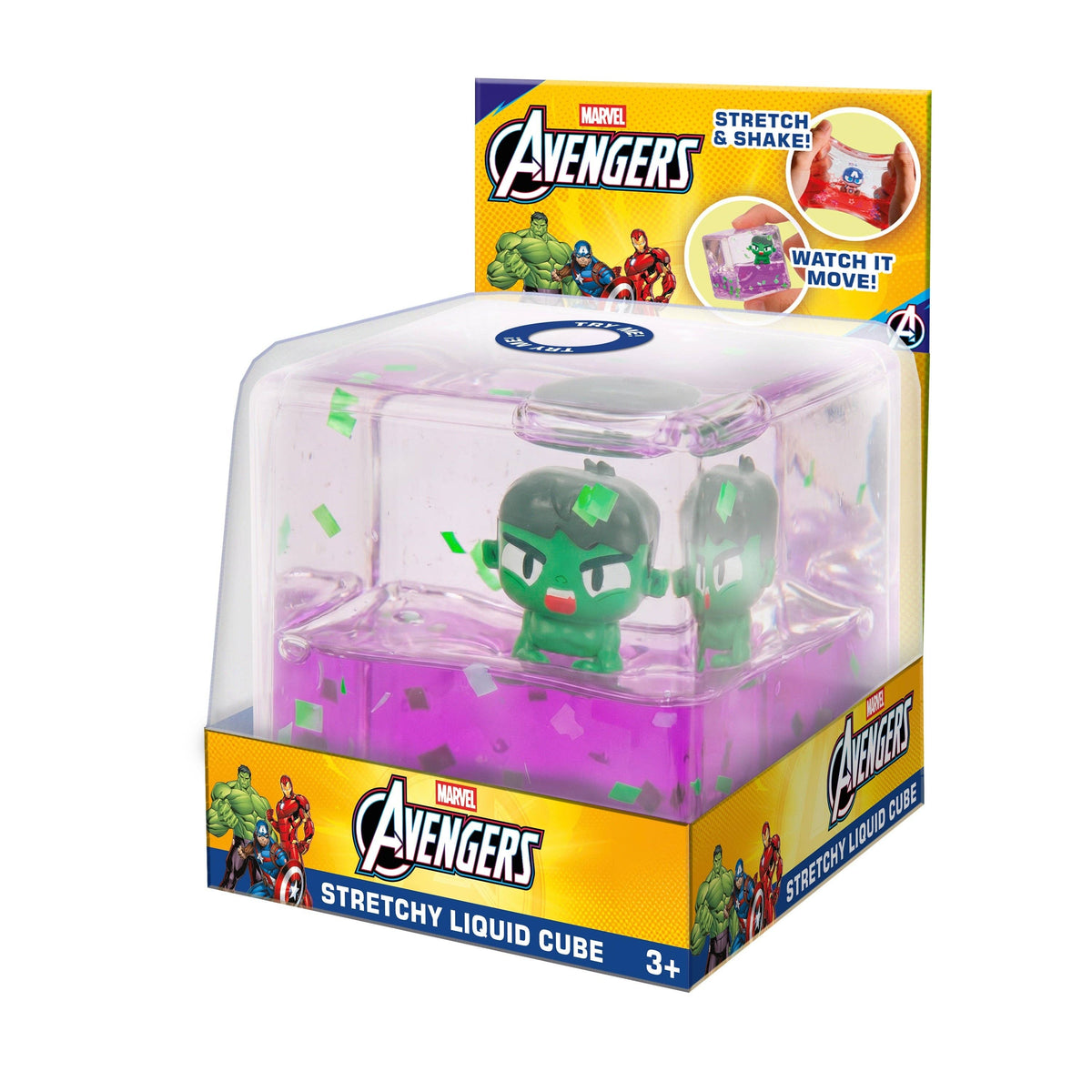 (Preorder) Marvel® Avengers Stretchy Liquid Cube Fidget Toy (Available in December)