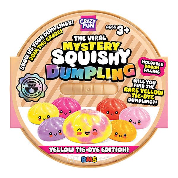 (PREORDER) RMS® Crazy Fun™ Tie Dye Mystery Bao Bun Squishy 4" (Available in February)