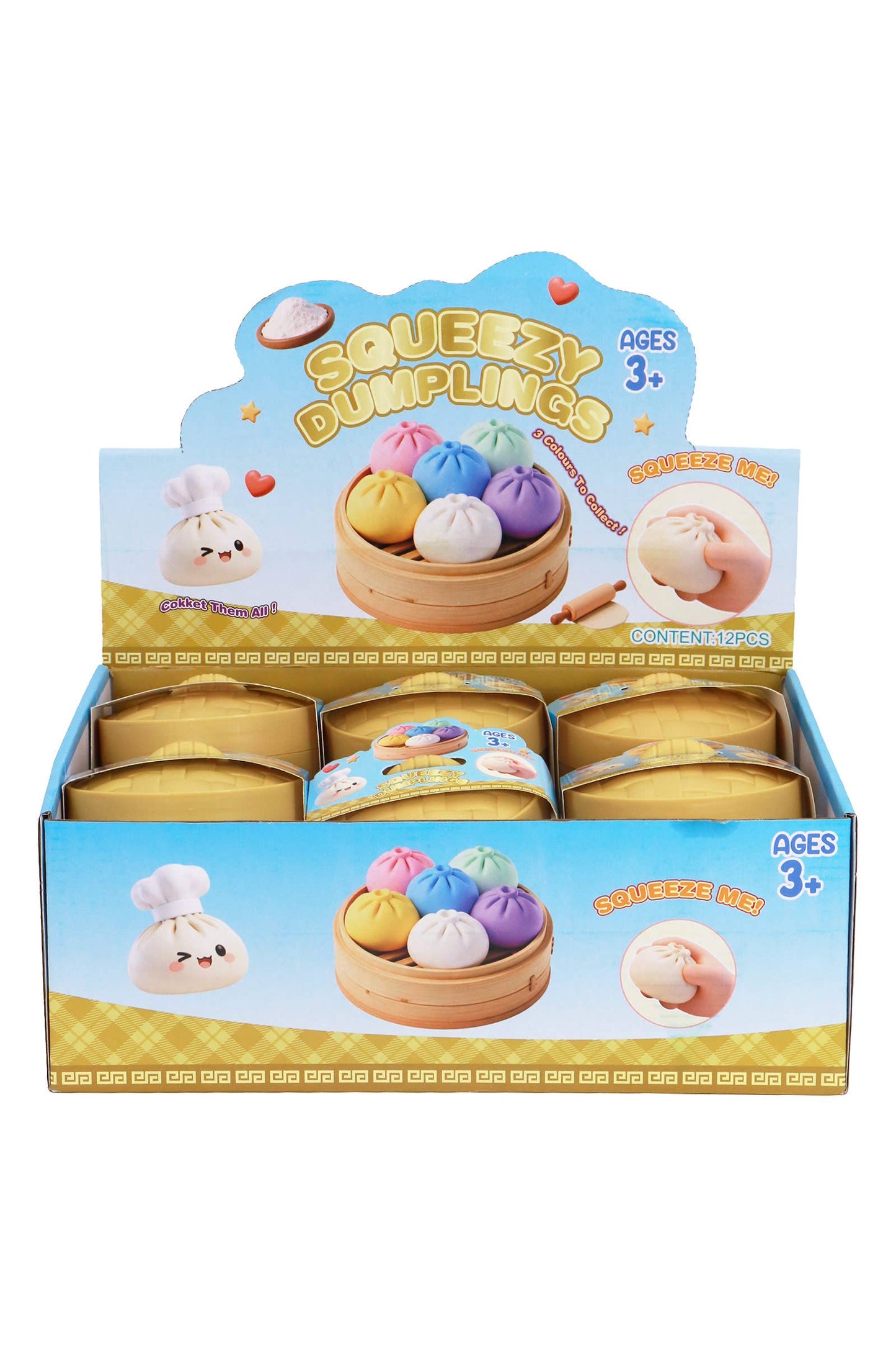 Ombre Dumpling Soft Slime Filled Squishy Blind Box - 1 pc