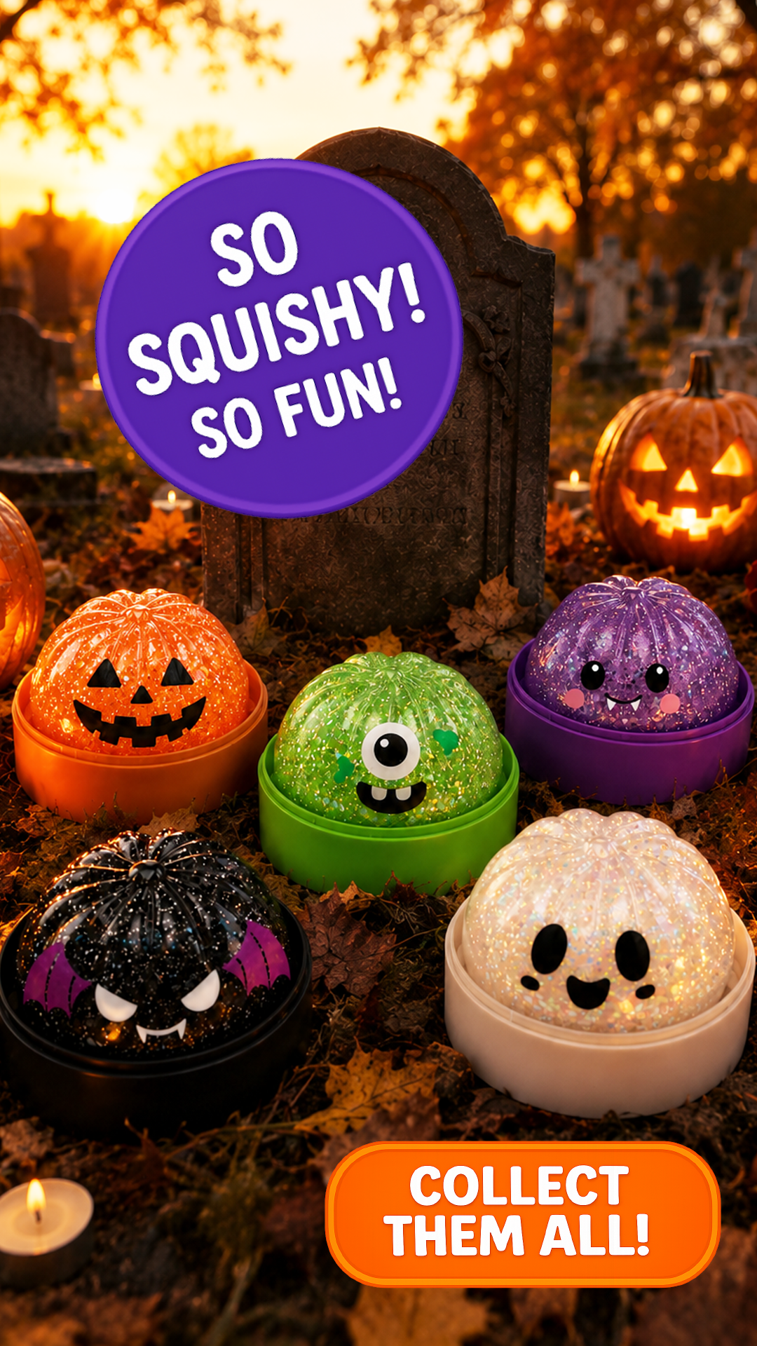(Pre-Order) Fun Doh Spooky Mystery Dumpling Squishy Toy (Available in September)