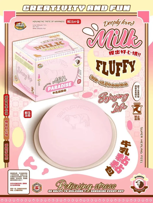 Mido Milk Sticky Bun Squishy