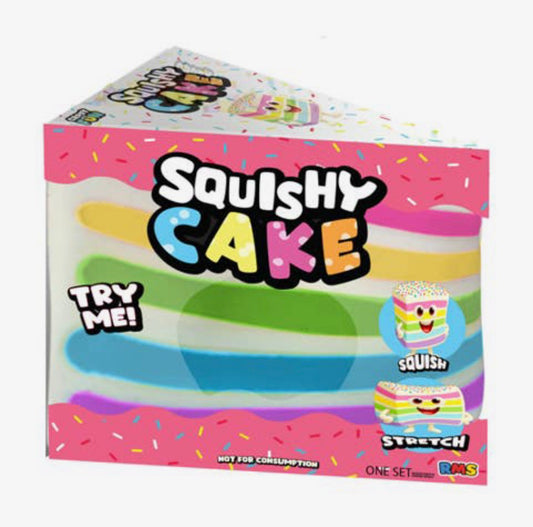 (Pre-Order) Rms® Smushmart™ Giant Rainbow Cake Slice Squishy 1pc (Available in November)