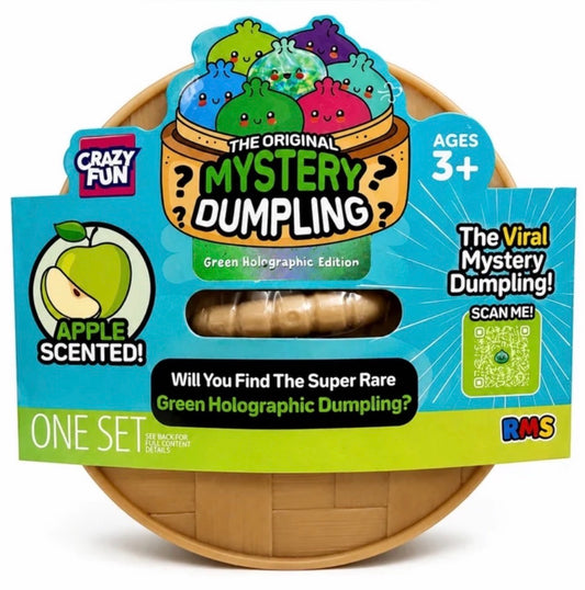 RMS Crazy Fun® Green Holographic 
Squishy Dumpling (Styles May Vary)