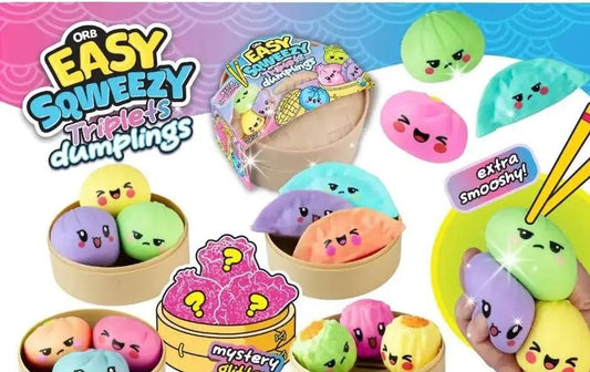 ORB™ Easy Sqweezy Triplet Dumplings 3-Piece in a dumpling