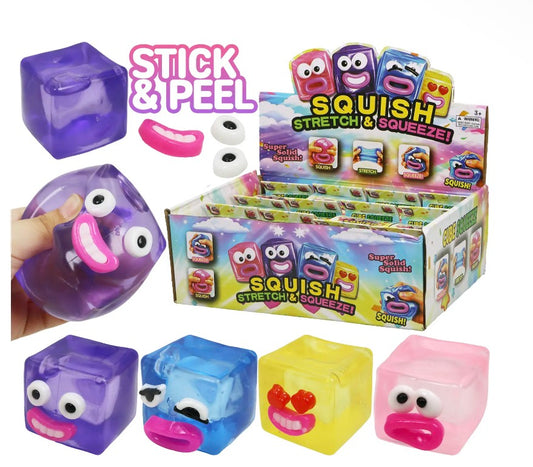 (Preorder) Emoticon Cube Stick and Peel Squishy (Available in October)