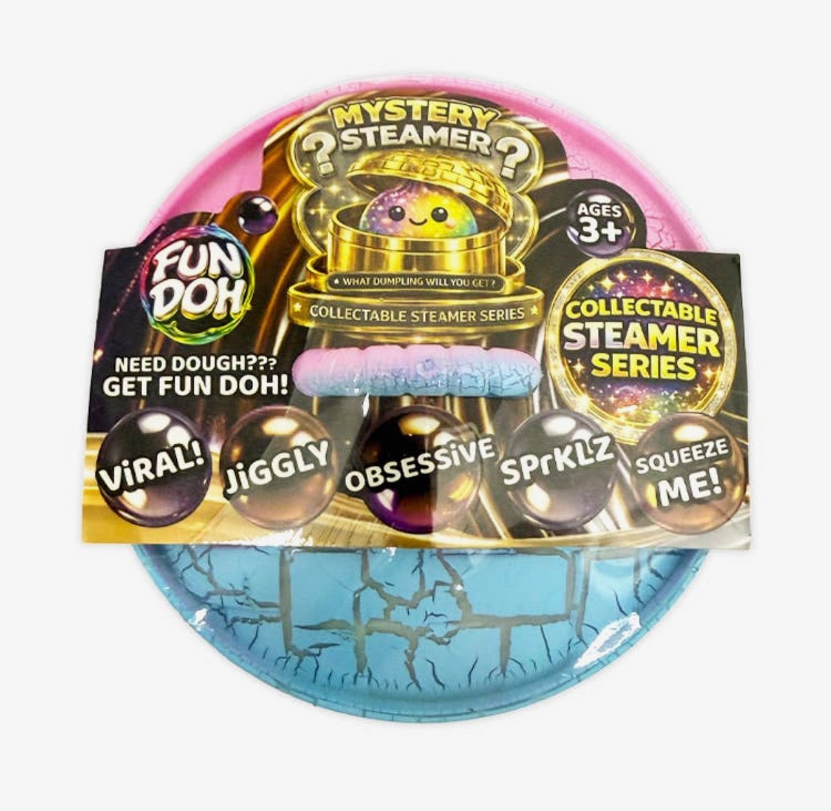 Fun Doh Mystery Dumpling Squishies - Steamer Series
