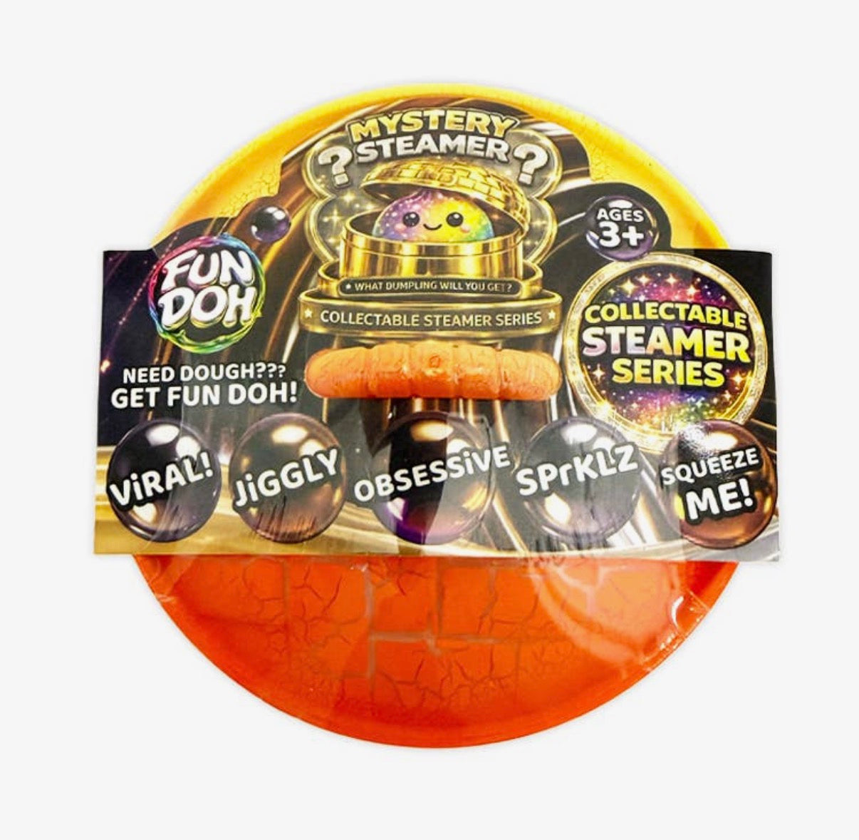 Fun Doh Mystery Dumpling Squishies - Steamer Series