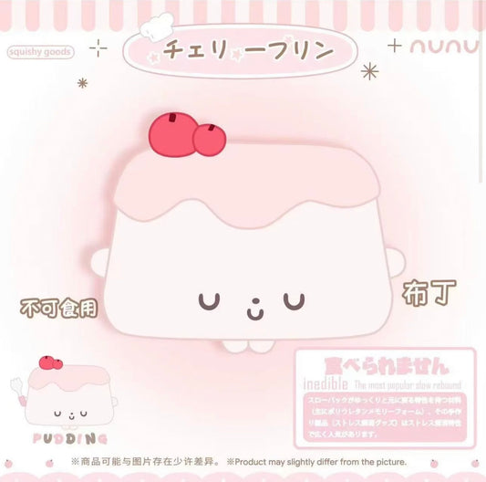 Nunu Cherry Pudding Girl Squishy