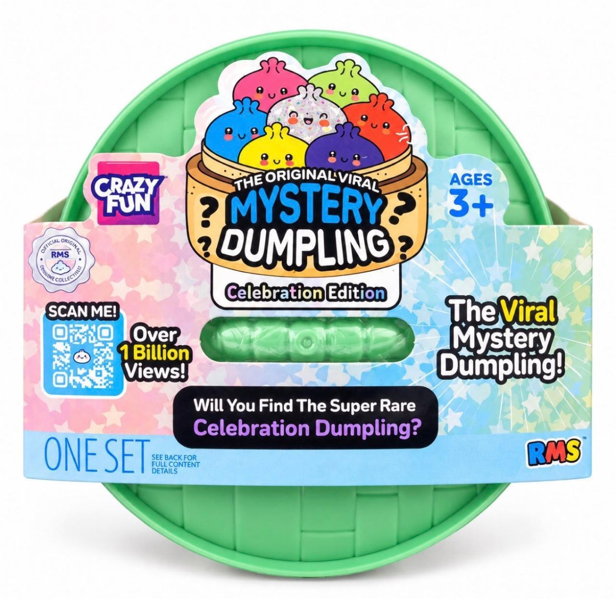 RMS Crazy Fun® Mystery Celebration Edition Squishy Dumpling (Styles May Vary)