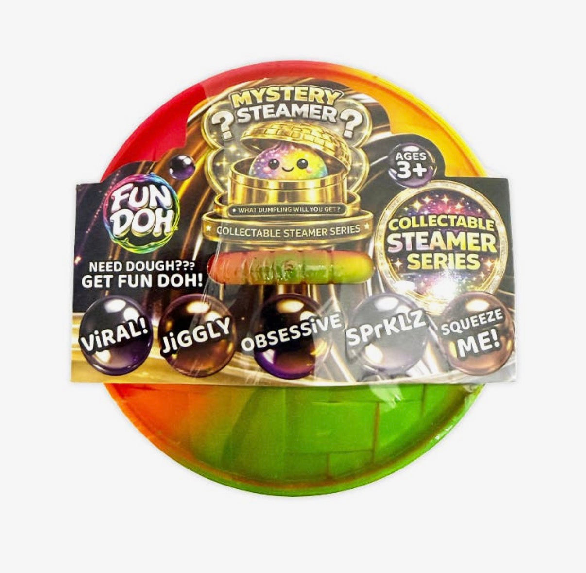 Fun Doh Mystery Dumpling Squishies - Steamer Series