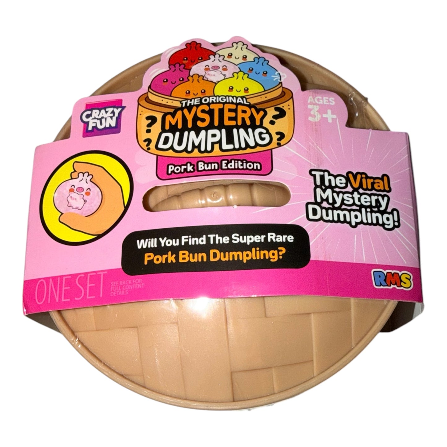 RMS Crazy Fun® Pork Bun Edition Squishy Dumpling (Styles May Vary)