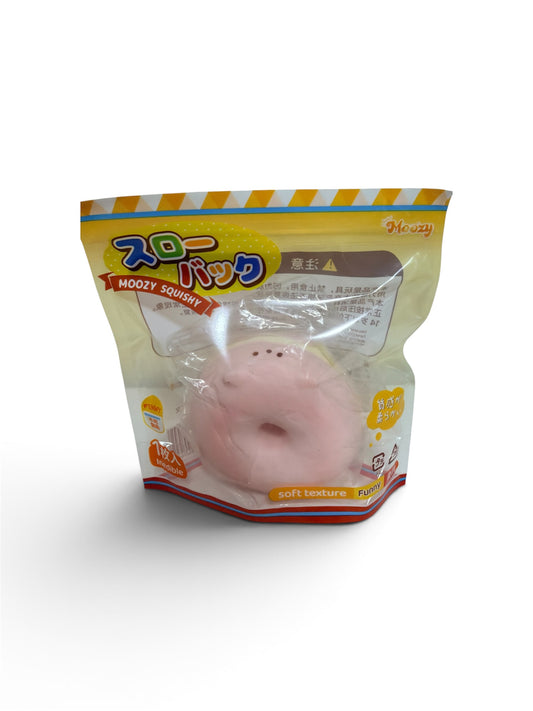 Moozy Bagel Bear Pink
