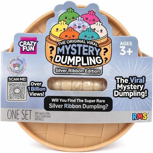 RMS Crazy Fun® Silver Ribbon Edition Squishy Dumpling (Styles May Vary)
