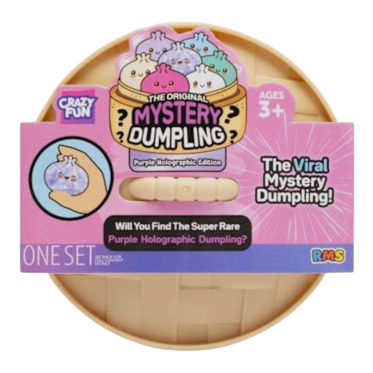 Crazy Fun® Mystery Purple Ribbon
Squishy Dumpling (Styles May Vary)