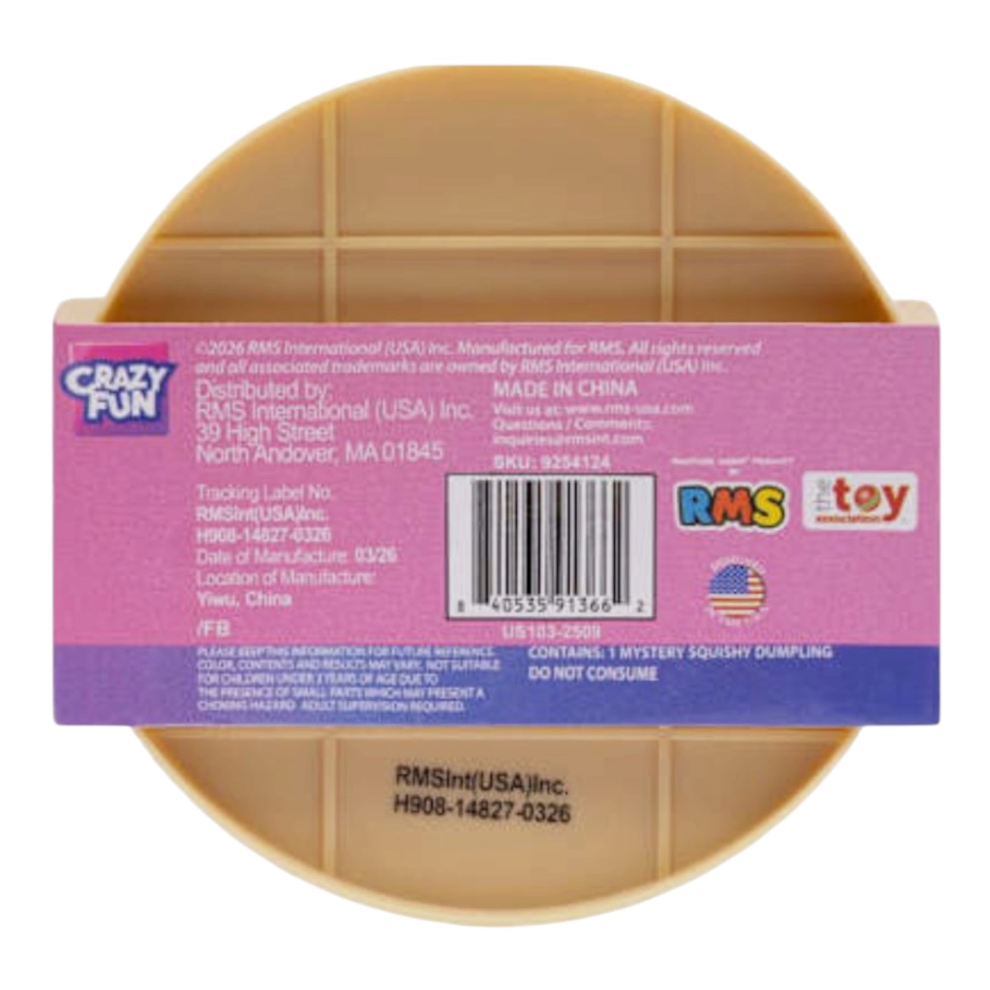 Crazy Fun® Mystery Purple Ribbon
Squishy Dumpling (Styles May Vary)