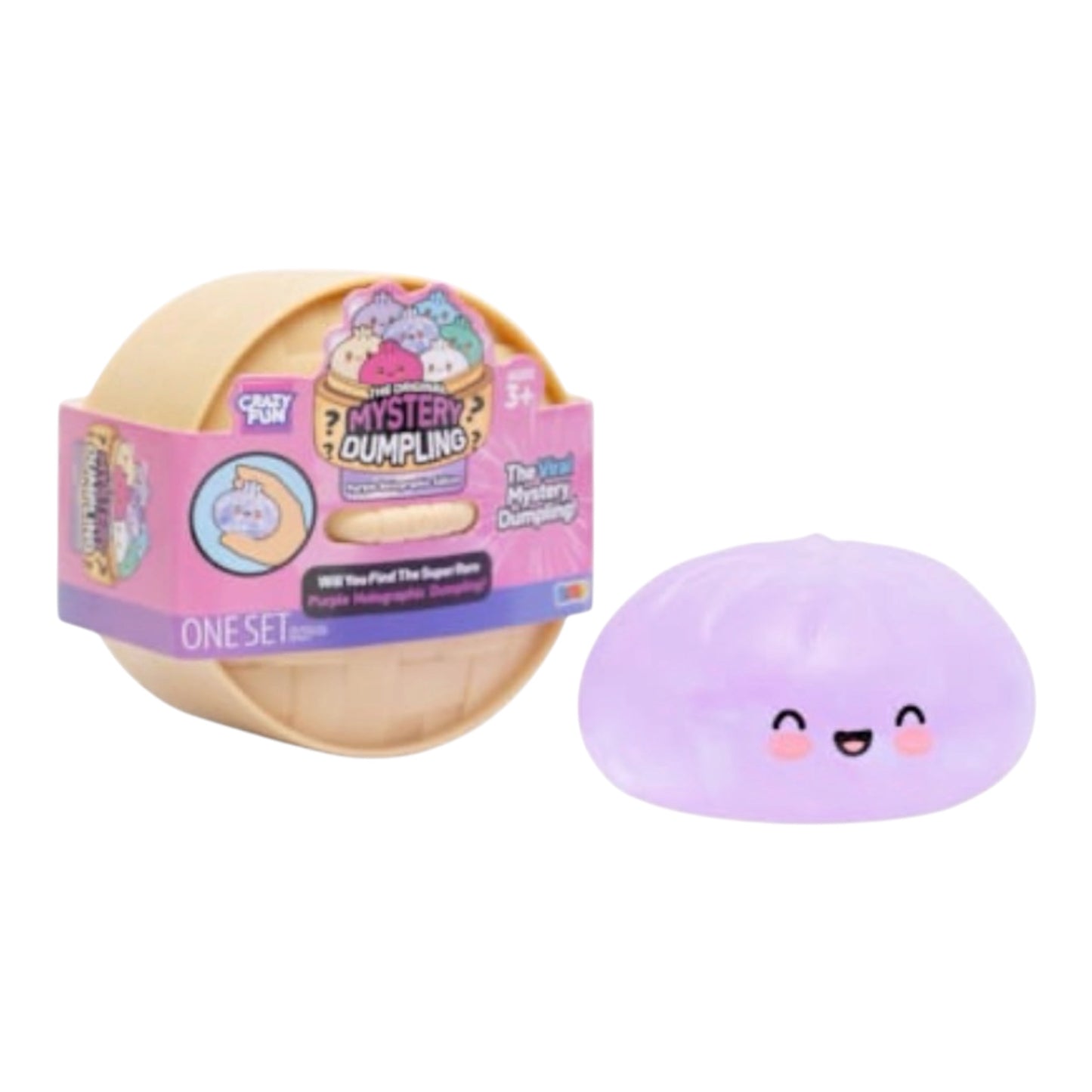 Crazy Fun® Mystery Purple Ribbon
Squishy Dumpling (Styles May Vary)