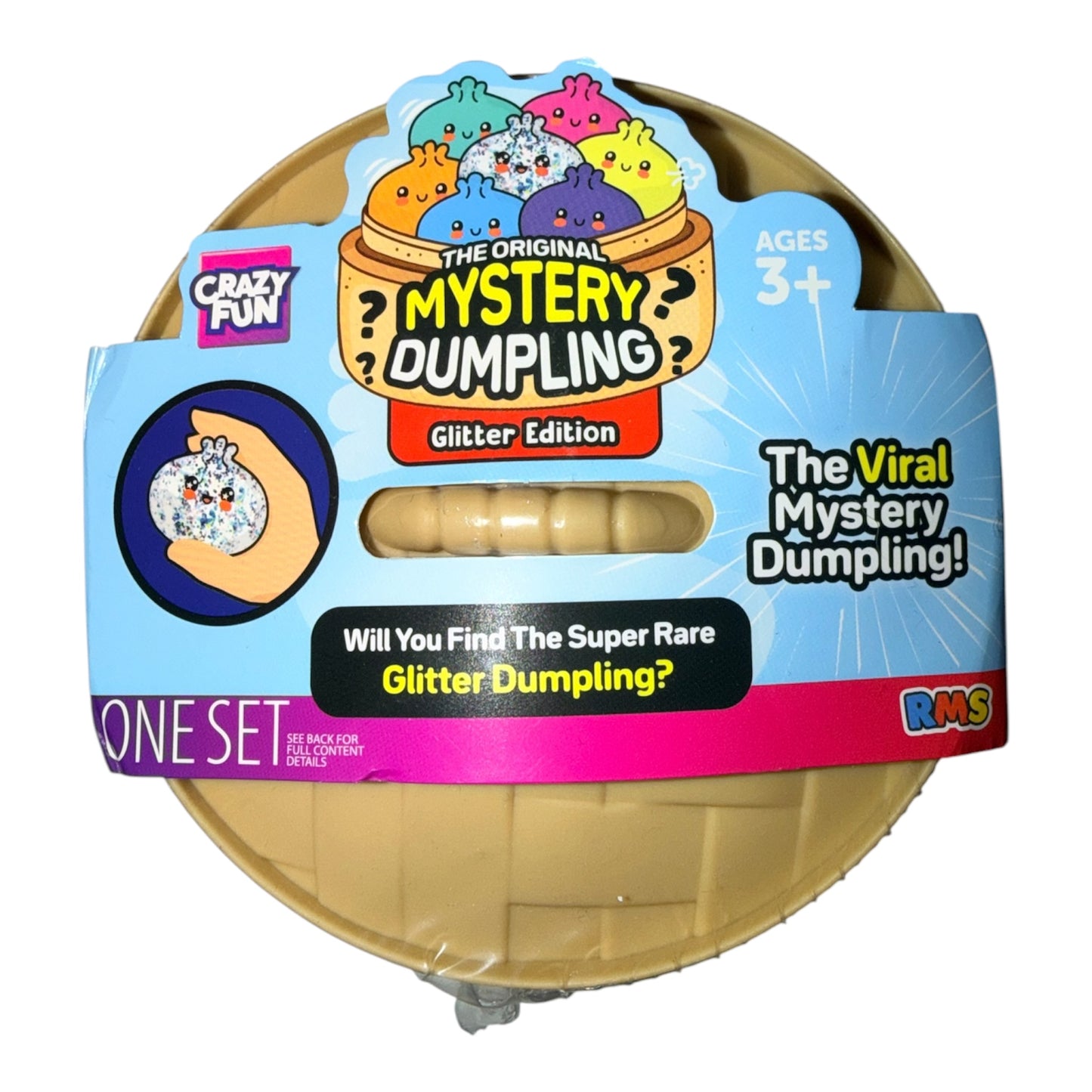 RMS Crazy Fun® Mystery Glitter Edition
Squishy Dumpling (Styles May Vary)