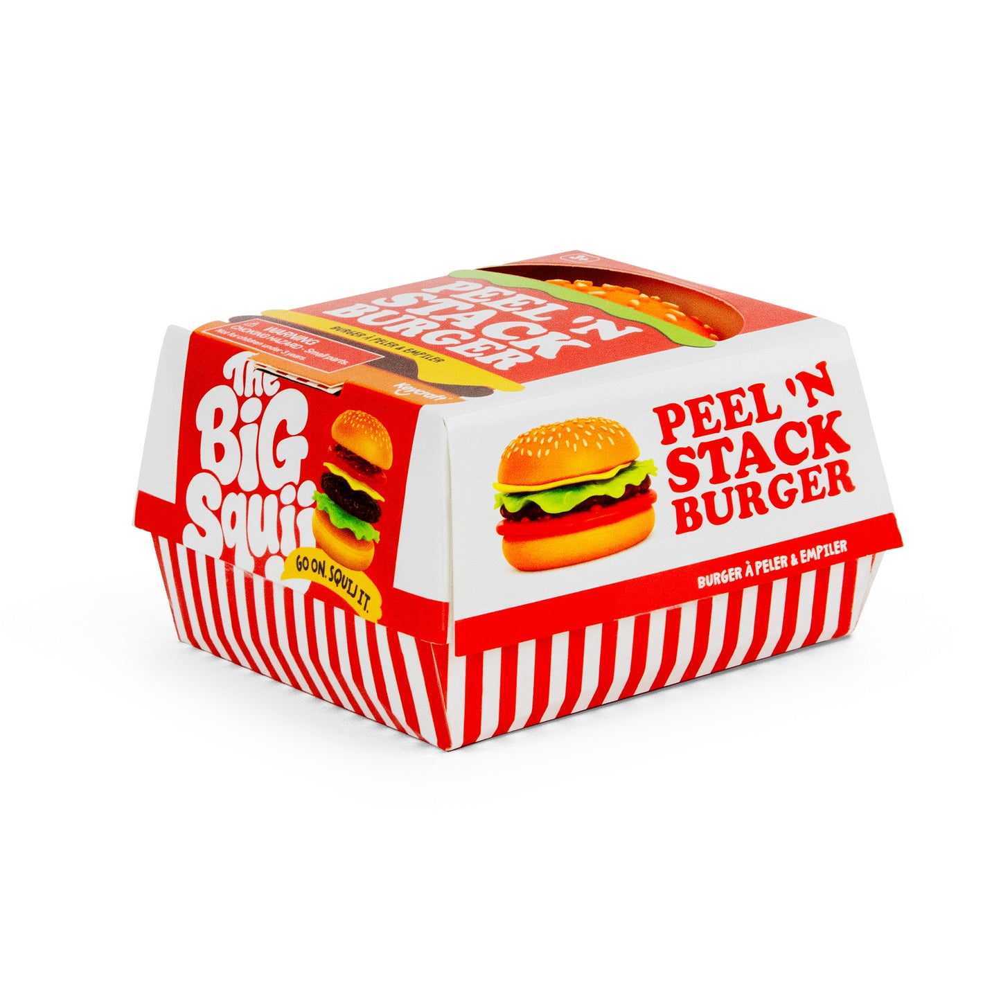 (Pre-Order) The Big Squij Peel & Stack Burger Slow-Rise Squishy Toy (Available in September)