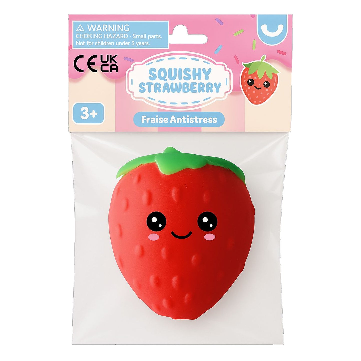(Pre-Order D2) Squishy Strawberry (Available in October)